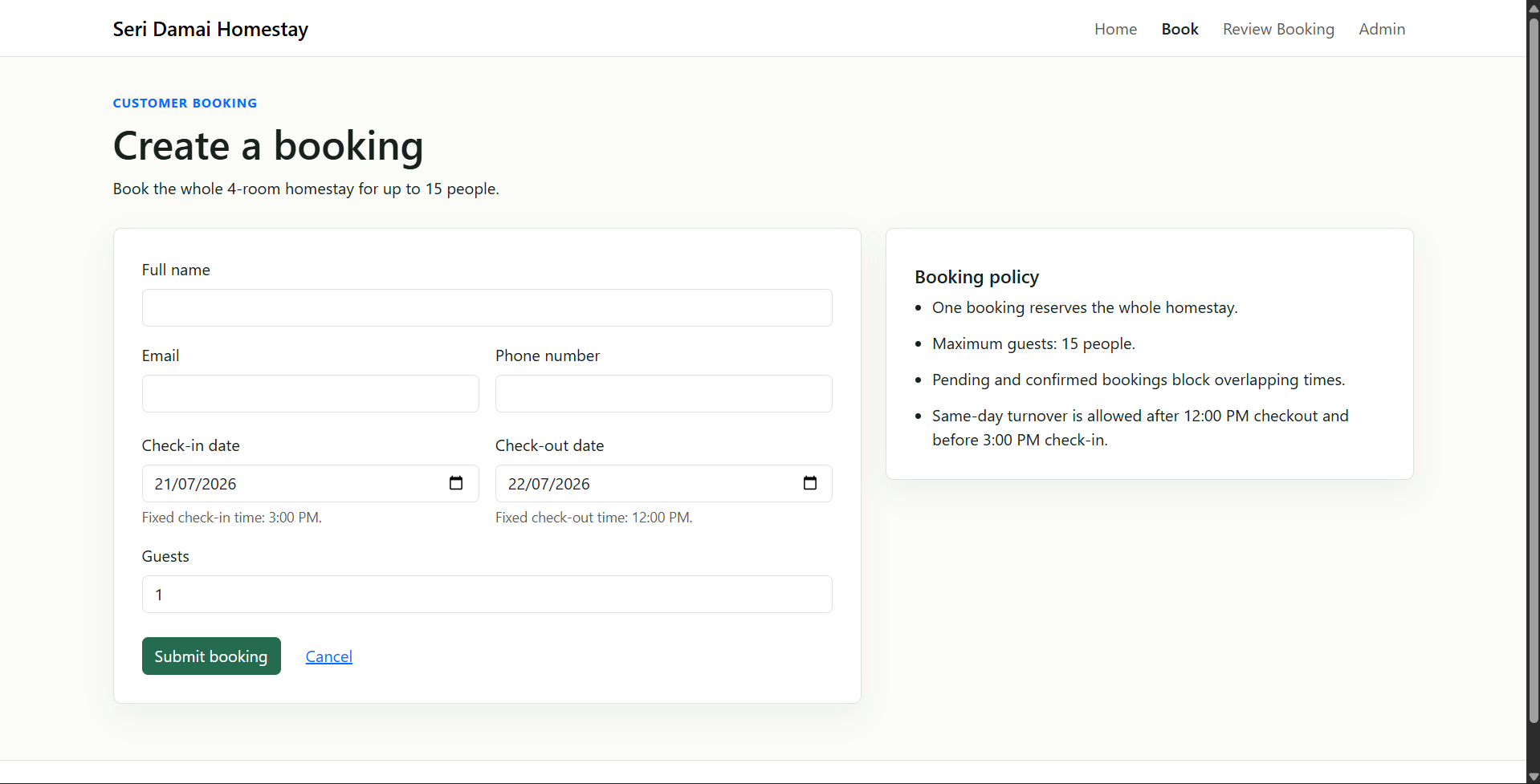 Project screenshot 2